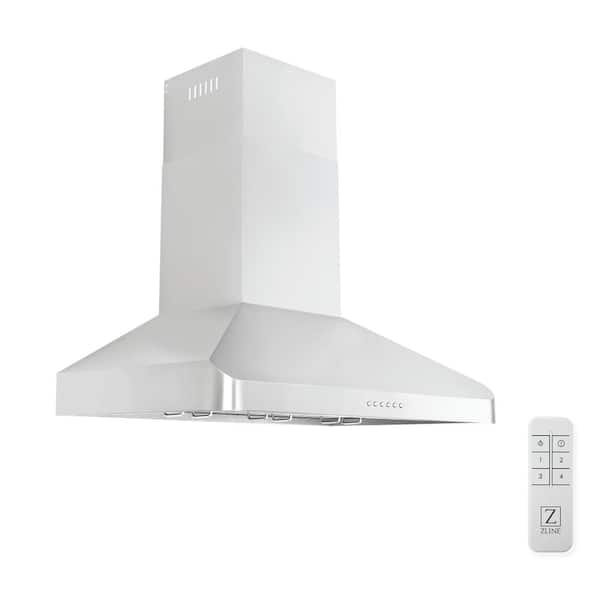 ZLINE Kitchen and Bath Alpine Series 36 in. 500 CFM Ducted Vent Wall Mount Range Hood in Stainless Steel