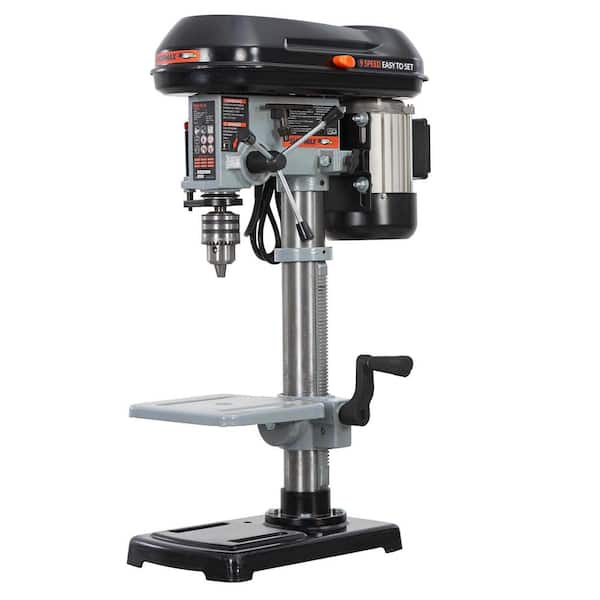SHOPMAX 10 in. 9-Speed Bench Drill Press with 5/8 in. Chuck SD1013