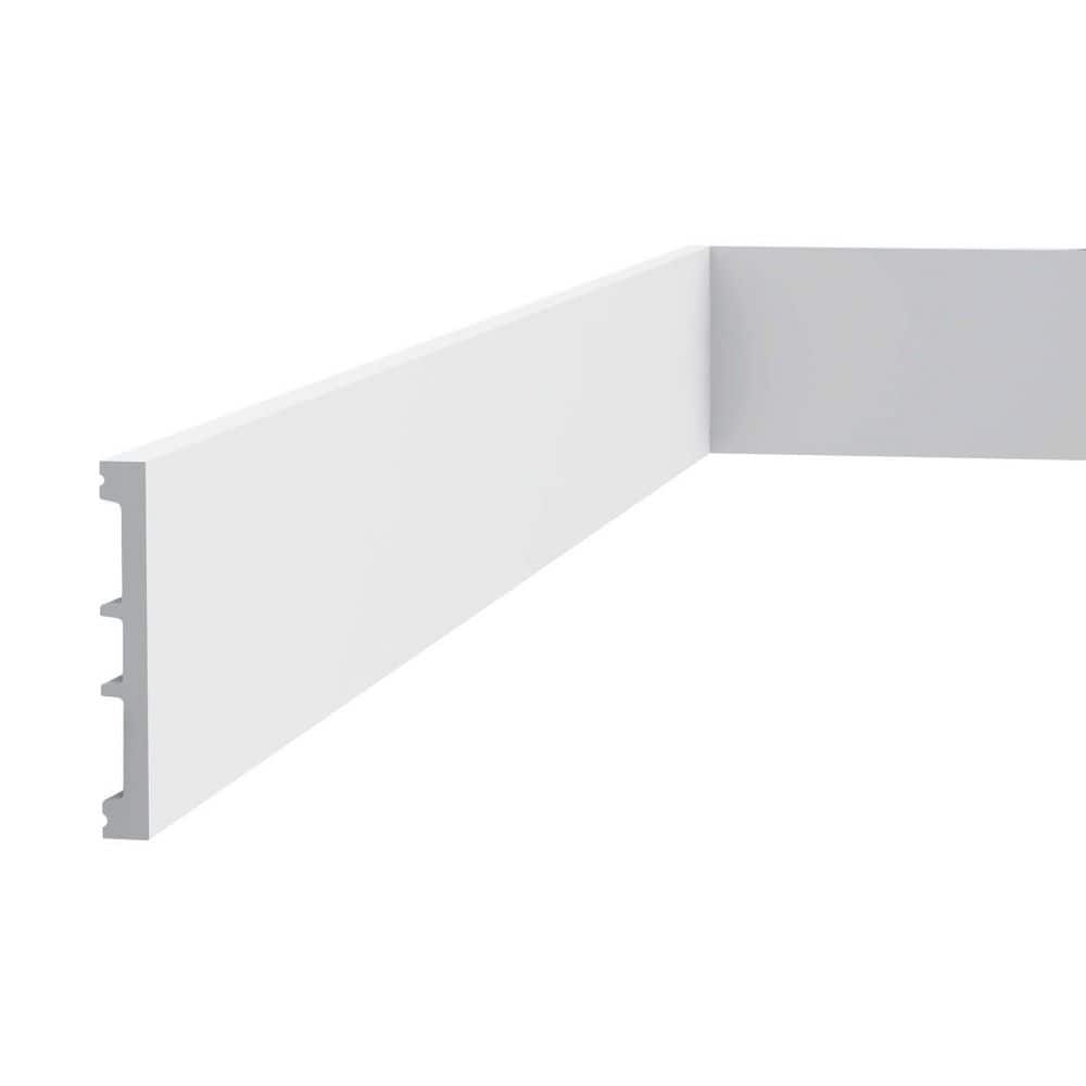 Primed White High Impact Polystyrene Baseboard Moulding Set