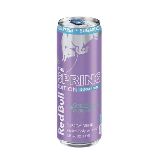 RedBull Spring Edition Sugarfree Grapefruit and Blossom 12 fl. oz. Energy Drink (Can)