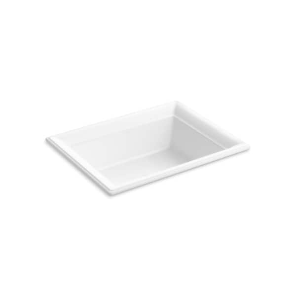 KOHLER Artifacts 21 in. Rectangular Drop-In Bathroom Sink in White