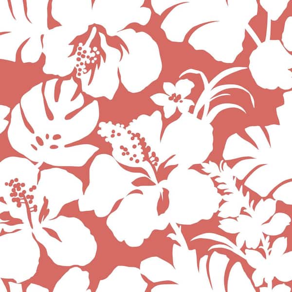 York Wallcoverings 34 sq. ft. Hibiscus Arboretum Premium Peel and Stick Wallpaper