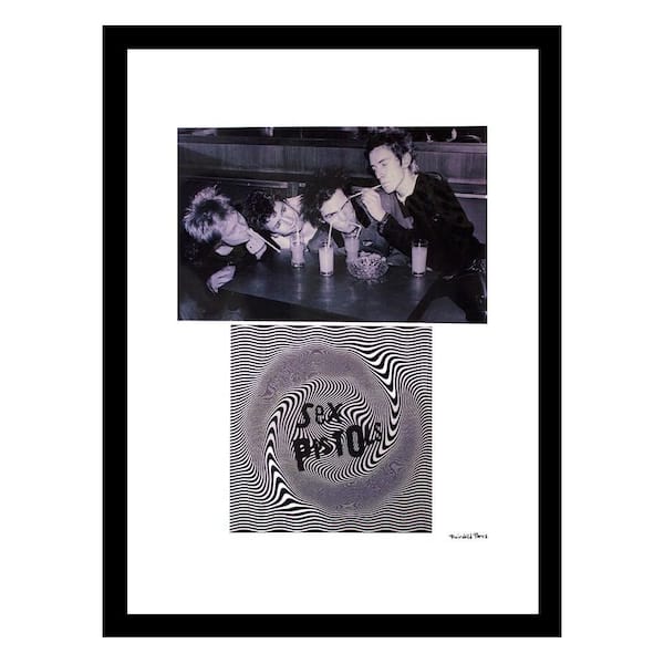 VENICE BEACH Collections Sex Pistols Vintage by Fairchild Paris 1-Piece Framed Graphic Print Abstract Poster Art Print 18 in. x 14 in.
