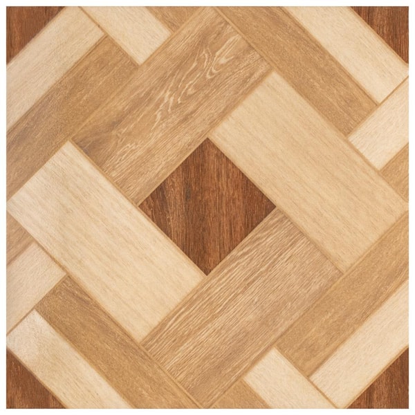 Merola Tile Huelva Caramelo 9 in. x 9 in. Ceramic Floor and Wall Take Home Tile Sample