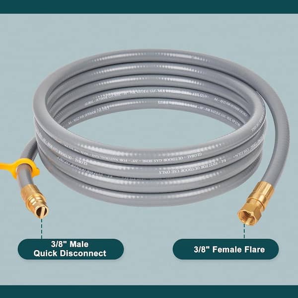 3/8 in. Quick Connect 12 ft. Natural Gas Conversion Kit for Char-Broil Commercial and Signature Series Dual Fuel Grills