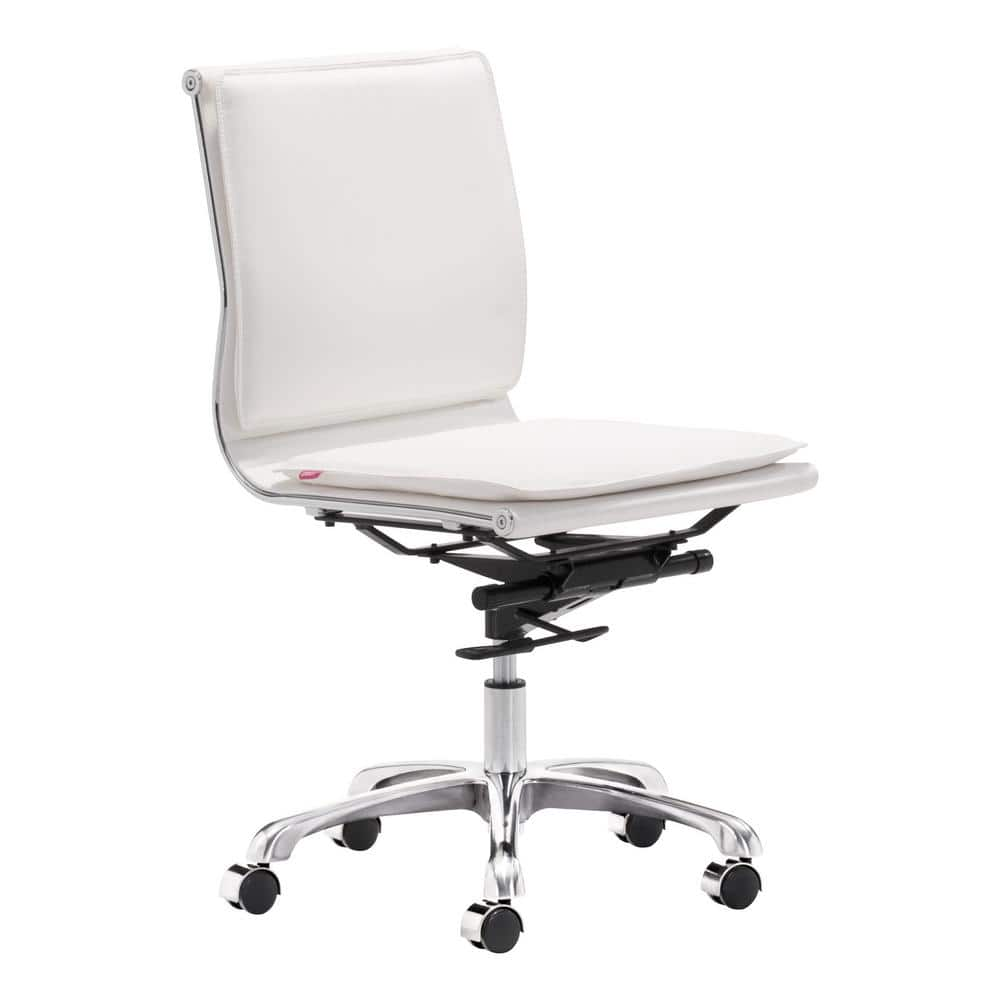 ZUO Lider Plus White Office Chair 215219 - The Home Depot