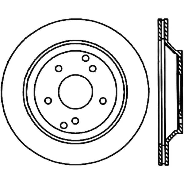 Centric Parts Disc Brake Rotor 1988-1996 Chevrolet Corvette