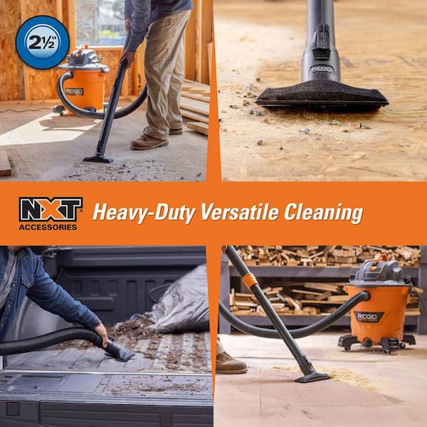 2-1/2 in. MAX2509 NXT Max Locking Utility Nozzle Accessory Shop Vacuum Attachment for RIDGID NXT Wet Dry Vacs