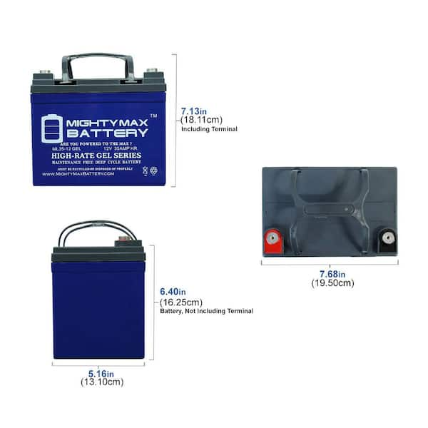 MIGHTY MAX BATTERY 12V 100Ah Replacement Battery compatible with