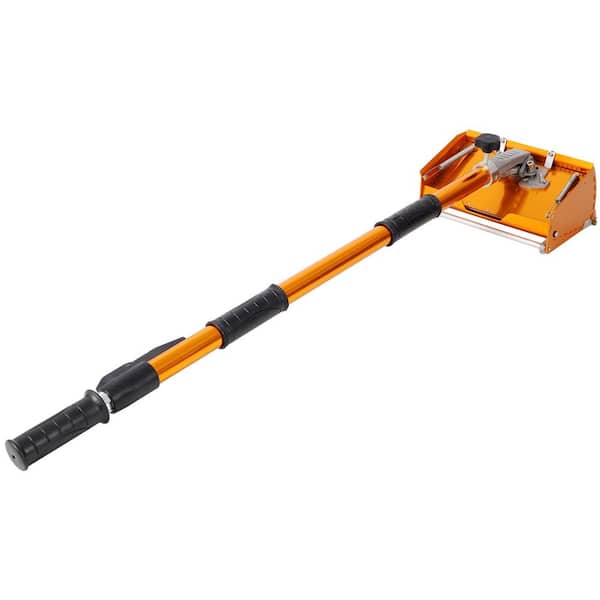 Orange Adjustable Drywall Finishing Tool Plaster Box with Extendable Handel, 1 Piece Mudguard