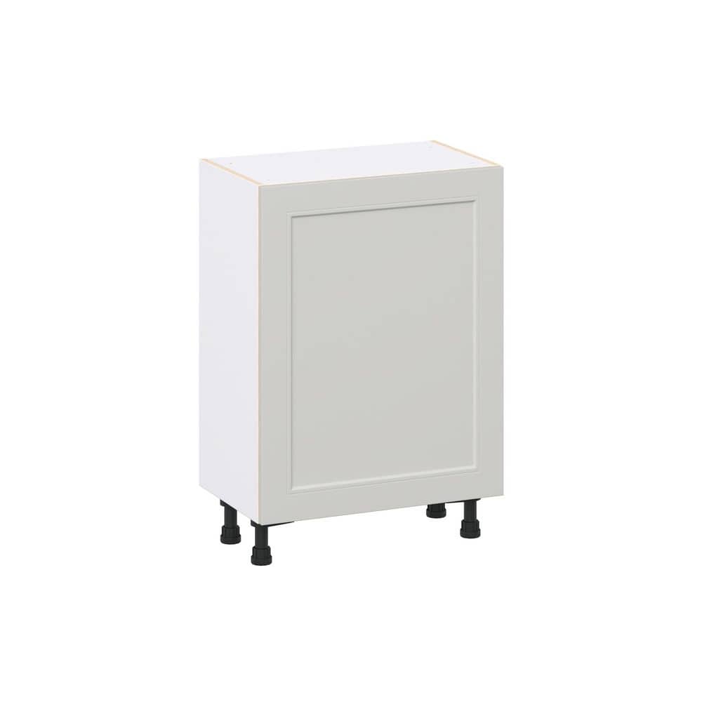 Galveston 24 in. W x 14 in. D x 34.5 in. H Assembled Shaker Full Height Door Base Kitchen Cabinet in Light Grey price history on PriceWatchPro