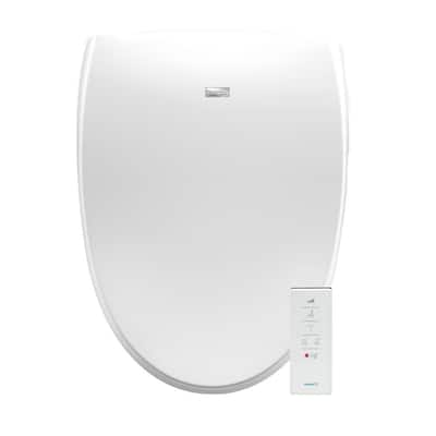 Premier Class Electric Bidet Seat for Elongated Toilets in White