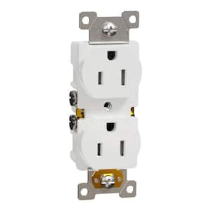 GE Wi-Fi Smart Switch 15-Amp 120/125-Volt Residential/Commercial Duplex Smart  Outlet, White in the Electrical Outlets department at