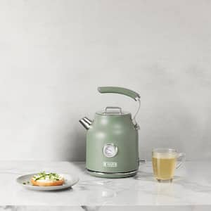 Dorset 1.7 l (7 Cup) Stainless Steel Cordless Electric Kettle with Auto Shut-Off and Boil-Dry Protection in Cedar Green