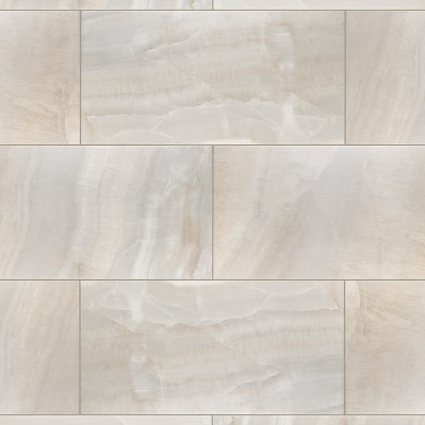 Merola Tile Dubai Pearl 12-1/2 in. x 24-1/2 in. Porcelain Floor and Wall Tile (10.8 sq. ft./Case)