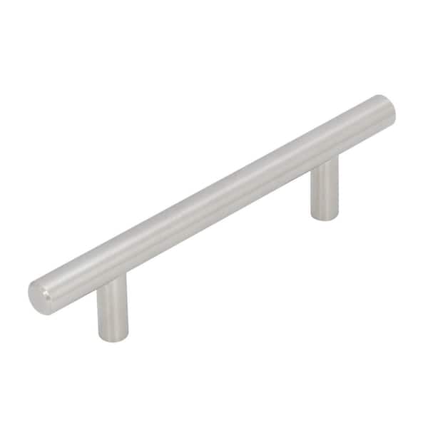 Amerock Bar Pulls 3-3/4 in (96 mm) Stainless Steel Drawer Pull