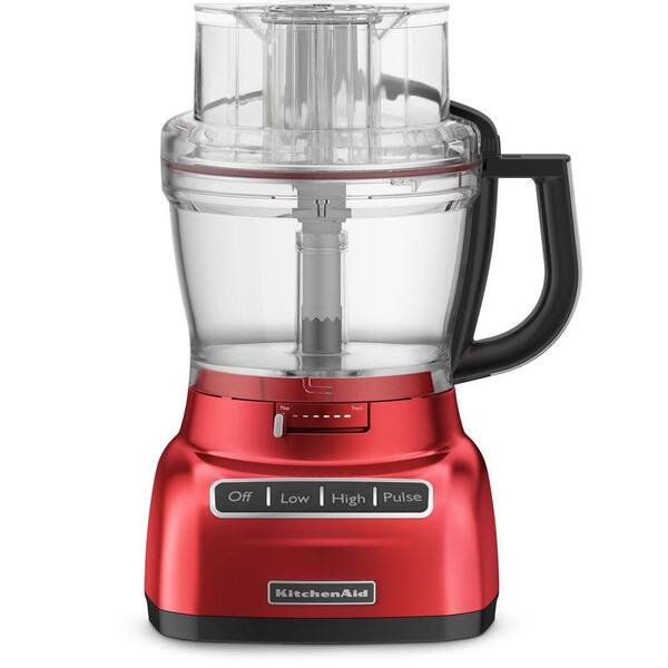 KitchenAid 13-Cup Food Processor with Mini Bowl in Empire Red
