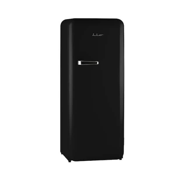 iio 10 cu. ft. Retro Single Door Top Freezer Refrigerator in Jet Black  MRS330-09ioJB - The Home Depot