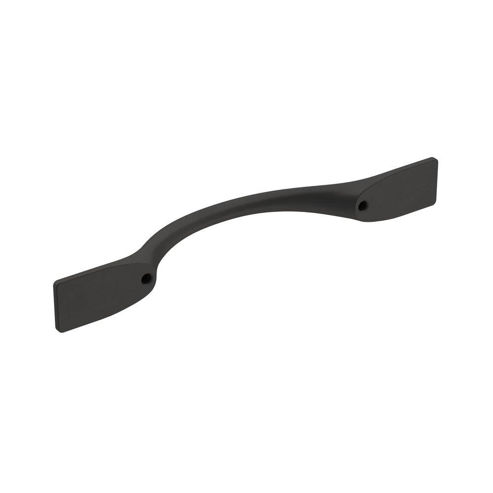Matte Black Modern Arch Cabinet Pull 3-3/4 inch