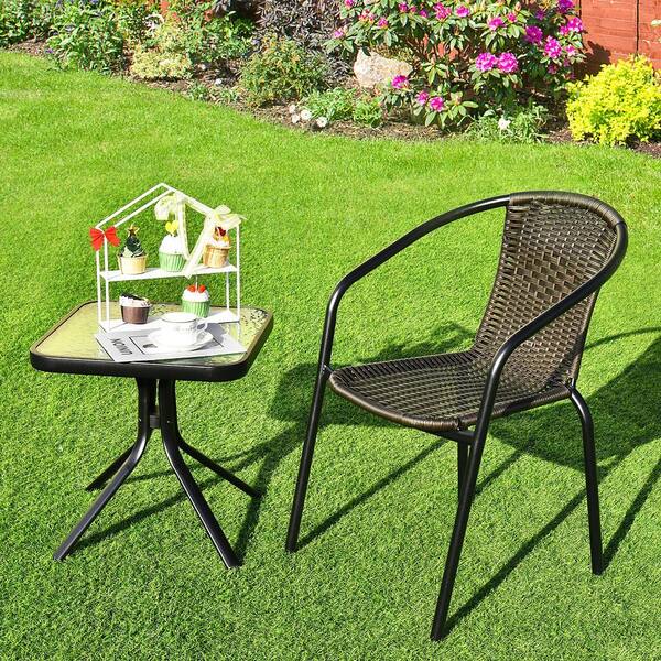 4 seater garden rattan set