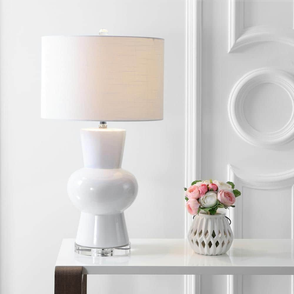 Julia 28.5 in. White Ceramic Table Lamp price history on PriceWatchPro