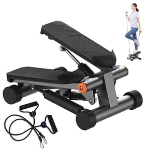 Steppers for Exercise at Home Mini Stepper with Resistance Bands Stair Stepper Workout Machine