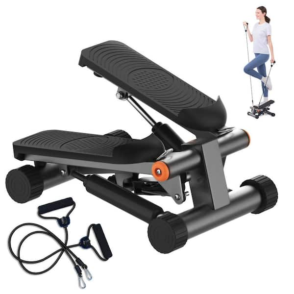 ComHoma Steppers for Exercise at Home Mini Stepper with Resistance Bands Stair Stepper Workout Machine HD CH121 WHITE The Home Depot