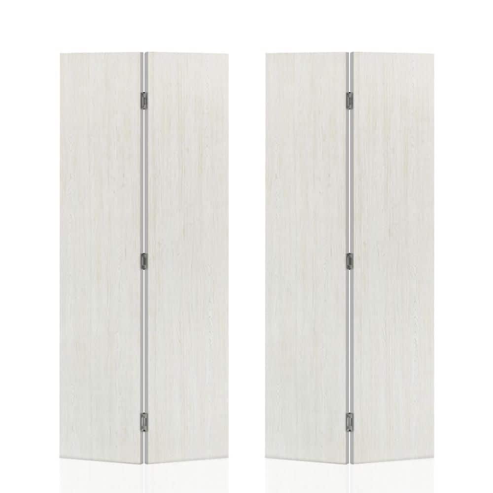 60 in. x 90 in. x 3/4 in. Thickness Solid Core White Composite Textured Double Closet Bi-fold Door price history on PriceWatchPro