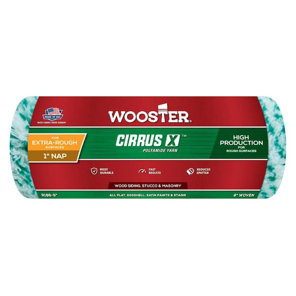 Wooster 9 in. x 1 in. Polyamide Yarn High-Density Cirrus Pro X Woven Roller Cover