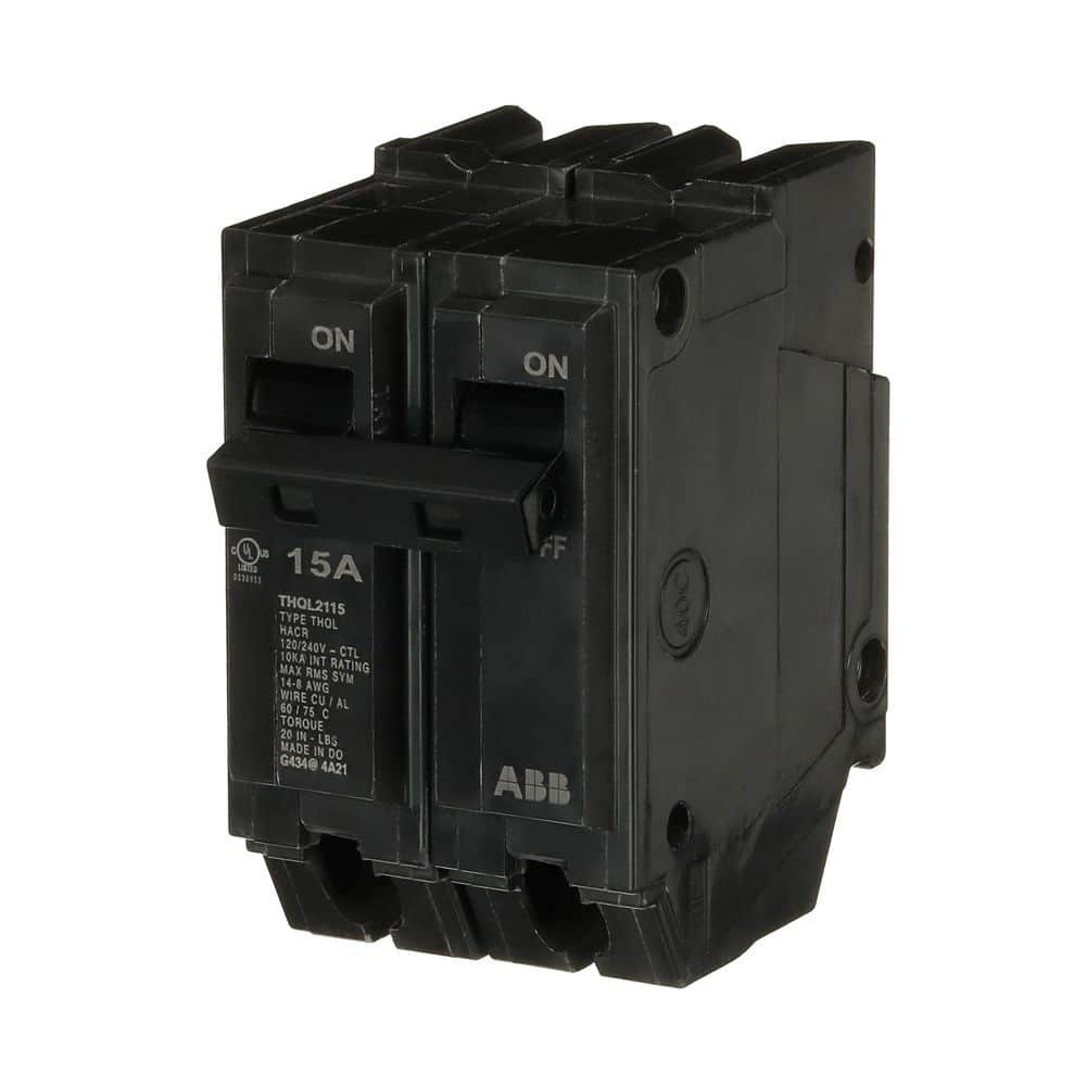 15 Amp 1 in. Double-Pole Circuit Breaker (THQL2115A)