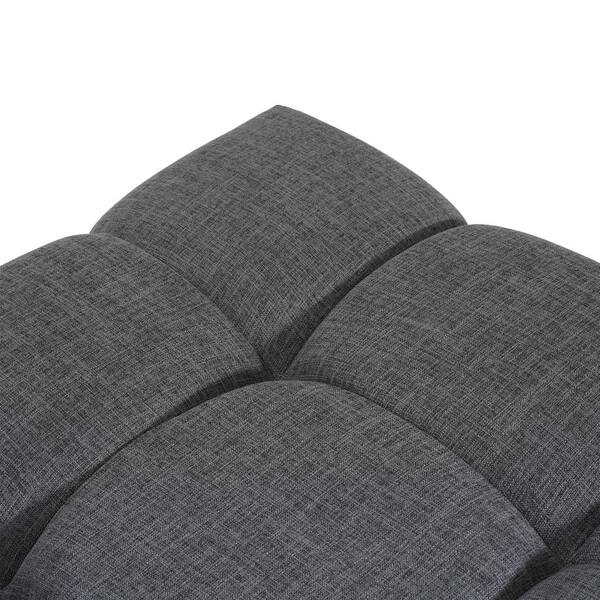 CHRISTOPHER KNIGHT HOME Nadia Modern Gray+Brown Fabric Upholstery