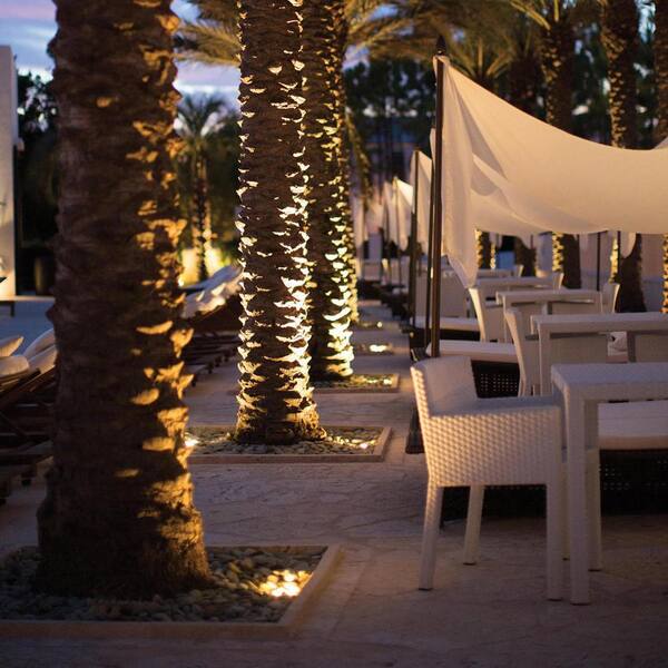 HINKLEY - Low Voltage Bronze In Ground Weather Resistant Well light with No Bulbs Included