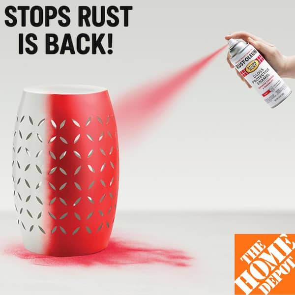 Rust-Oleum Stops Rust 12 oz. Protective Enamel Gloss Cherry Spray