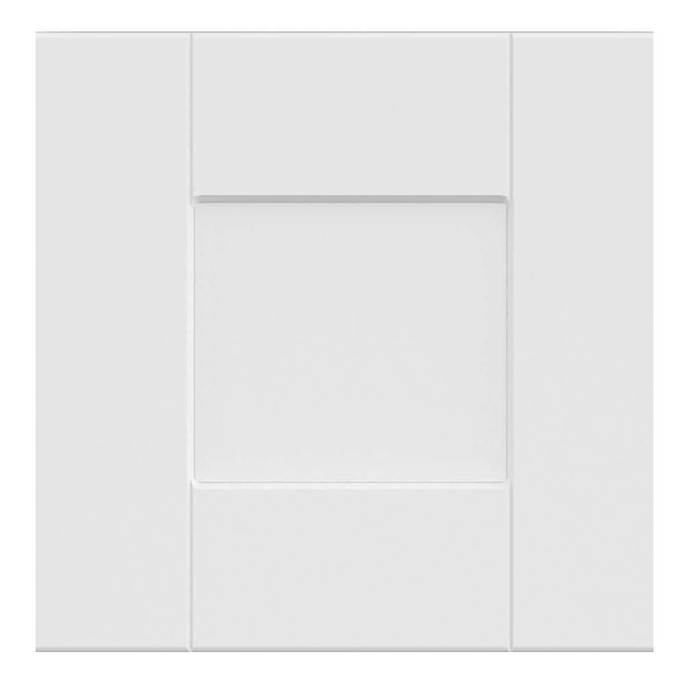 Shaker 11.5 in. W x 0.75 in. D x 11.125 in. H in Satin White Cabinet Door Sample price history on PriceWatchPro