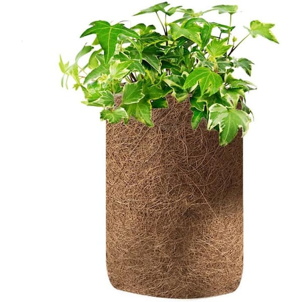 Agfabric Coconut Flowerpot Insulation Film, Fiber Flowerpot Insulation Mat 3.3ft For Planting Indoor Outdoor Containers