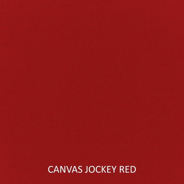 22 in. x 22 in. x 4 in. Cushion Set Outdoor Corded in Sunbrella Canvas Jockey Red