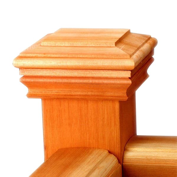 Unbranded 6 in. x 6 in. Pressure-Treated Pine Post Cap