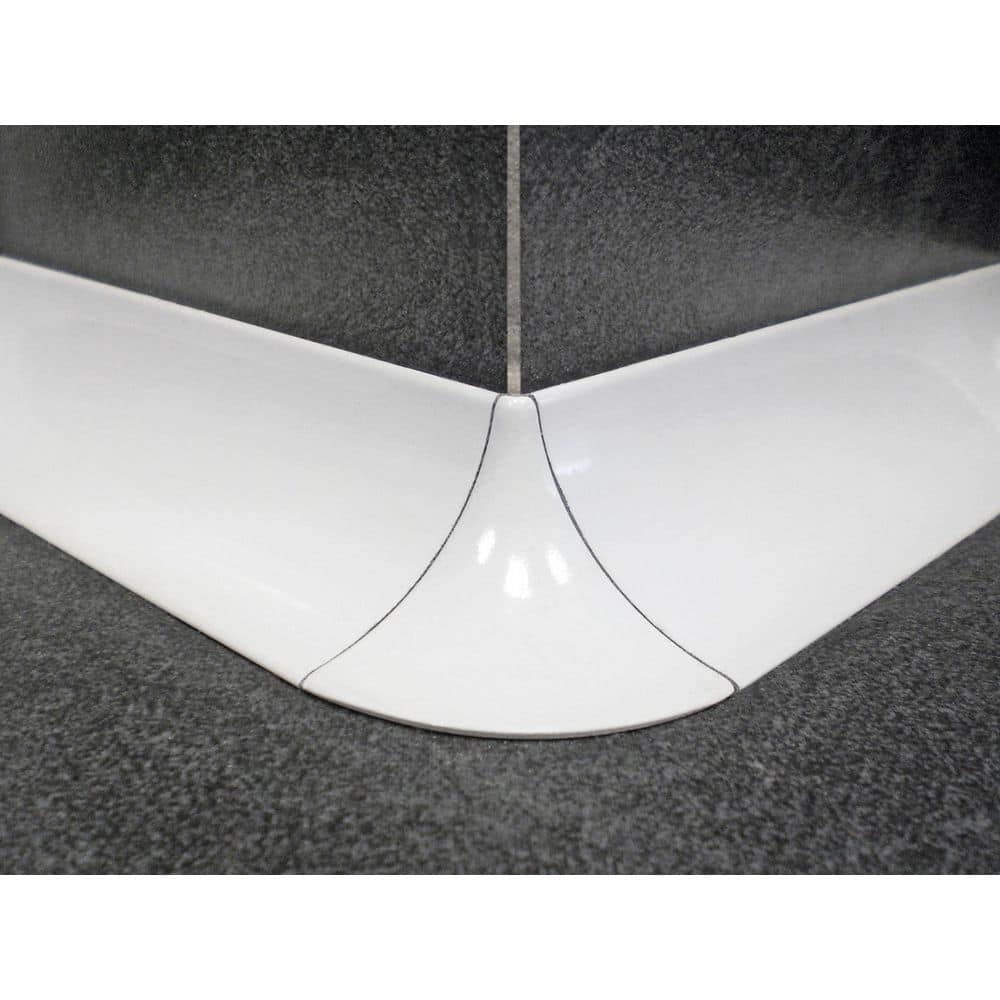 DURACOVE 0 0 in D x 1.1 in W x 0 in L X 0 in L Concave Ext Crnr Alumium Pwdr Ctd White Molding and Transition Trim price history on PriceWatchPro