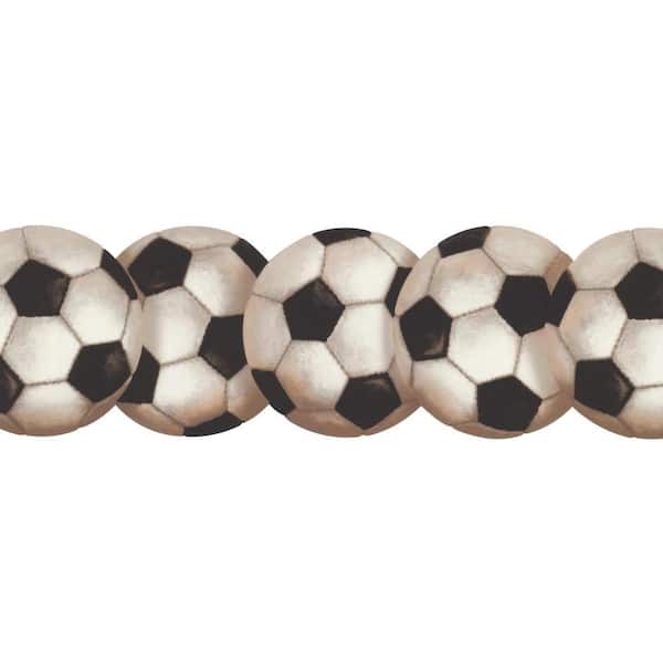 York Wallcoverings Inspired By Color Soccerball Wallpaper Border