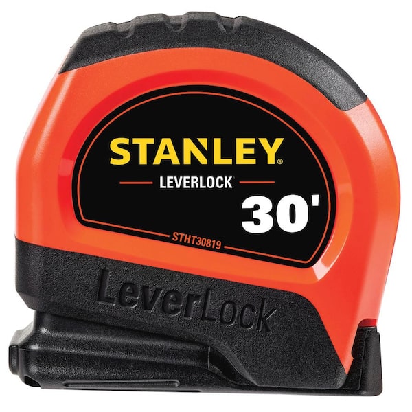 STANLEY 25’ LEVERLOCK TAPE MEASURE 1” WIDE NEW w/WRITE-ON LABEL MADE  THAILAND