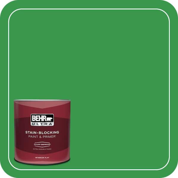 BEHR ULTRA 1 qt. #450B-6 Formal Garden Extra Durable Flat Interior Paint & Primer