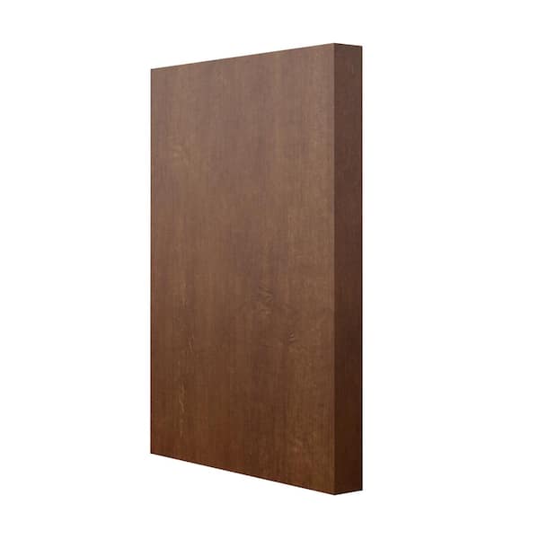 Hampton Bay Designer Series 3x34.5x24.5 in. Base Column End Panel in Spice
