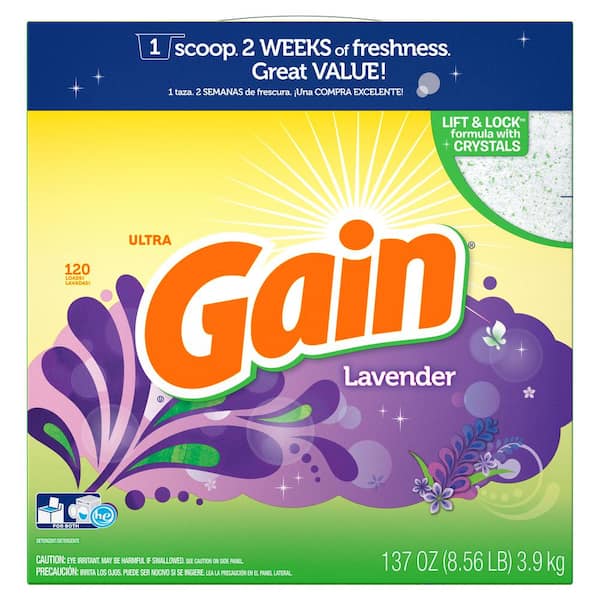 Gain Ultra 137 oz. Lavender Powder Laundry Detergent (120 Loads)