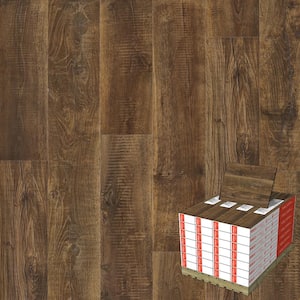Outlast+ Cocoa Walters Oak 12mm T x 7.48 in. W Waterproof Laminate Wood Flooring (549.64 sq. ft./pallet)