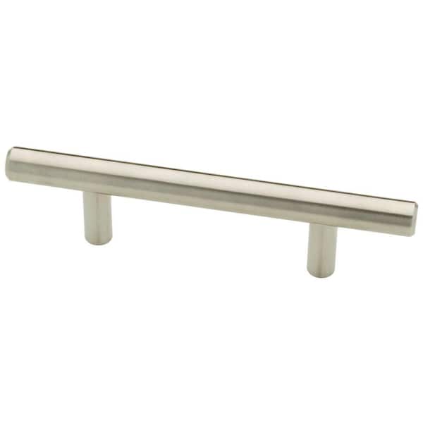 Liberty 4-Pack Liberty Bauhaus 3 in. (76 mm) Stainless Steel Cabinet Drawer Bar Pull
