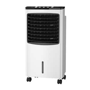 3-in-1 Portable Evaporative Air Conditioner Cooler with Remote Control for Home and Office in White