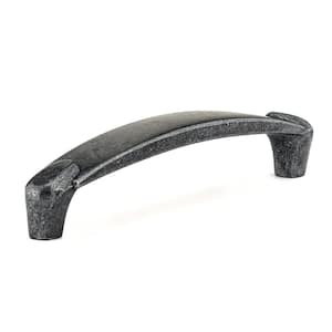 Grenelle Collection 3 3/4 in. (96 mm) Antique Iron Transitional Cabinet Arch Pull