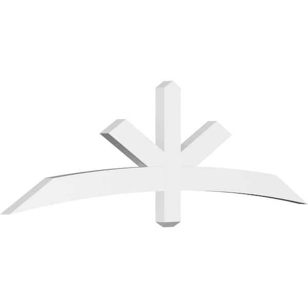 Ekena Millwork Alberta 72 in. W x 21 in. H x 2 in. D Signature Polyurethane Bracket