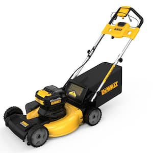20V MAX 21.5 in. Battery Powered Walk Behind Self Propelled Lawn Mower with (2) 10Ah Batteries & Charger