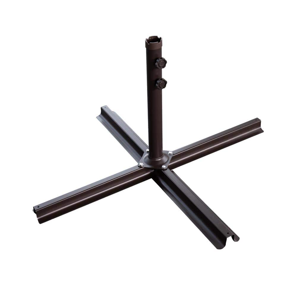 Champagne 10-ft Cantilever Umbrella with Breez-Tex Canopy